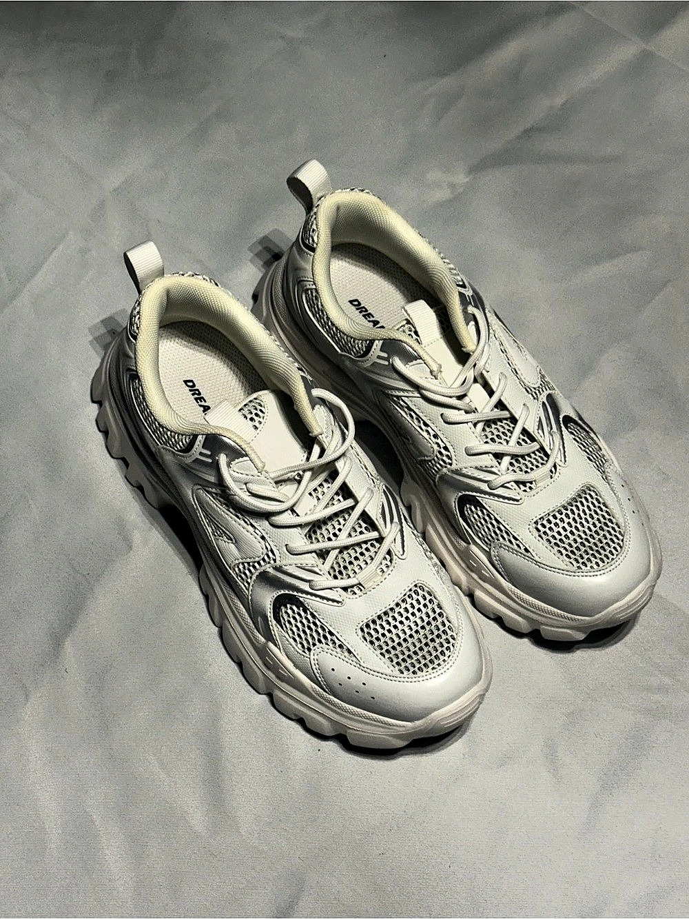 Dream Pairs Chunky White Sneakers